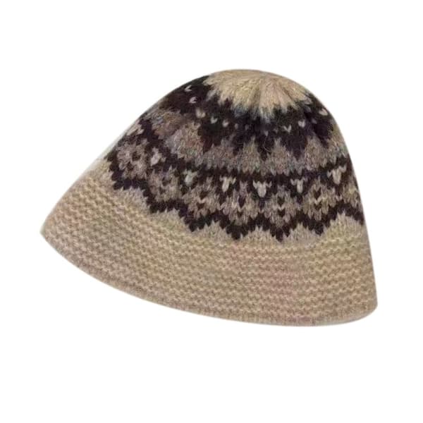 Fiskerhat Strikket Hue BEIGE Beige