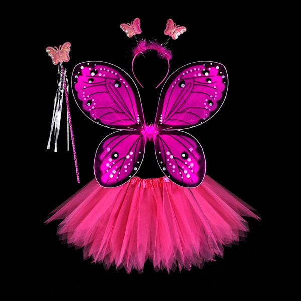 Lasten pukurekvisiitta Butterfly Wings setit ROSE 4PCS/ SET Rose 4Pcs/set-4Pcs/set