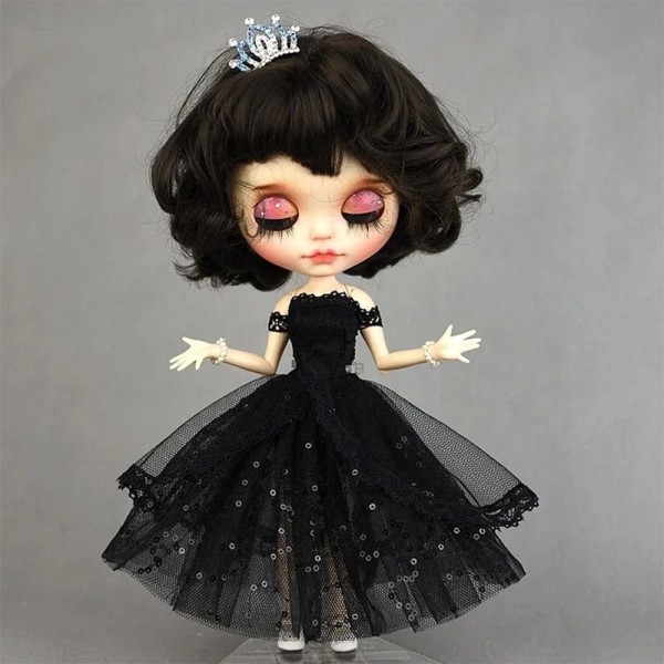 Black Princess Dress Doll Dress 7 7 7