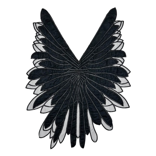 Angel Wings etukaulus rinnassa kukka B B B