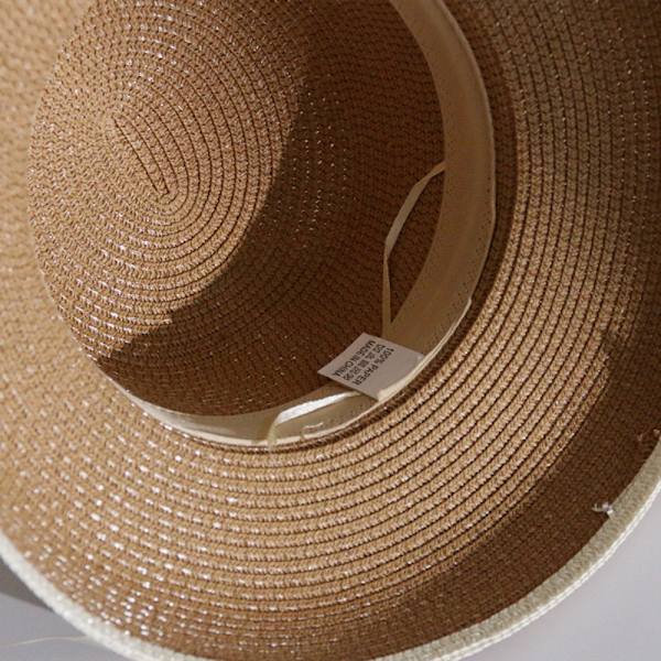 Dame Cap Strandhat Hepburn Stil Spandhat SORT SORT Black