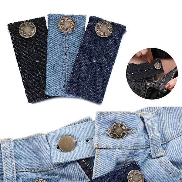 6st knappförlängare för jeans Jeans Midjeförlängare midjeband