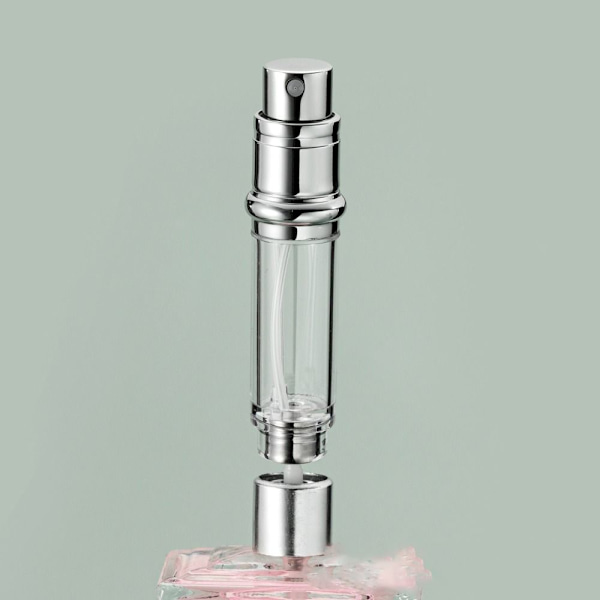 5 ml hajuvesipullo Split-suihkepullo VALKOINEN white