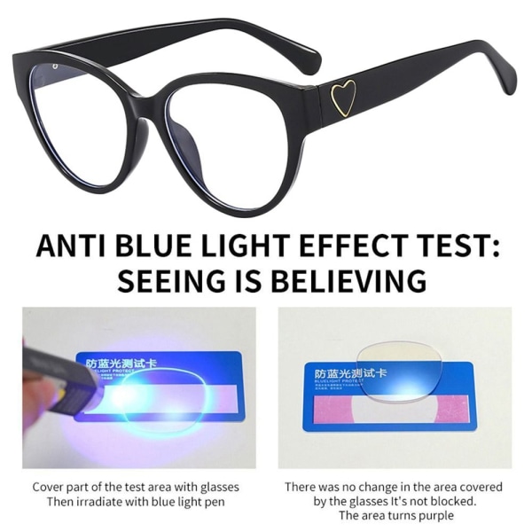 Anti-blåt lys briller Firkantede briller 1 1 1