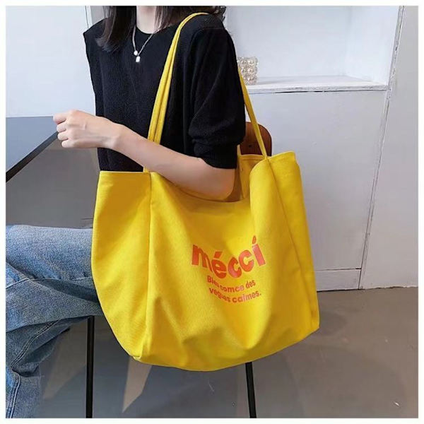 Skulderveske Handleveske GUL yellow