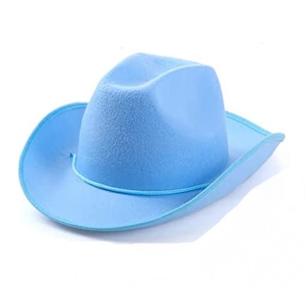 Cowboy Hat Cowgirl Hat BLÅ BLÅ Blue