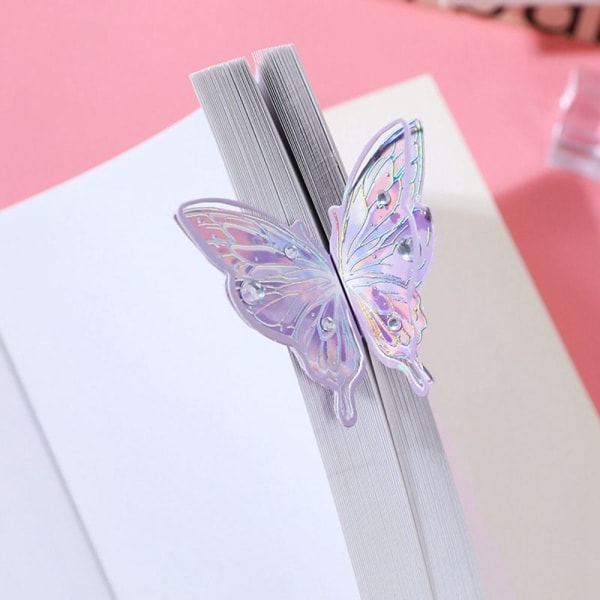 Butterfly Bookmark Värikäs Kirjanmerkki COLOR 3 COLOR 3 Color 3