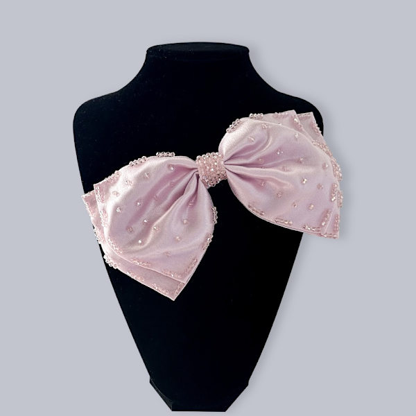 Sløjfe Stof Patch Bryst Blomst PINK PINK Pink