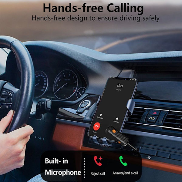 Audiovastaanotin Lähetin Langaton Adapteri Autokaiuttimet