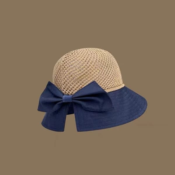 Dame Bucket Hat Stor Skygge Solhat BEIGE beige