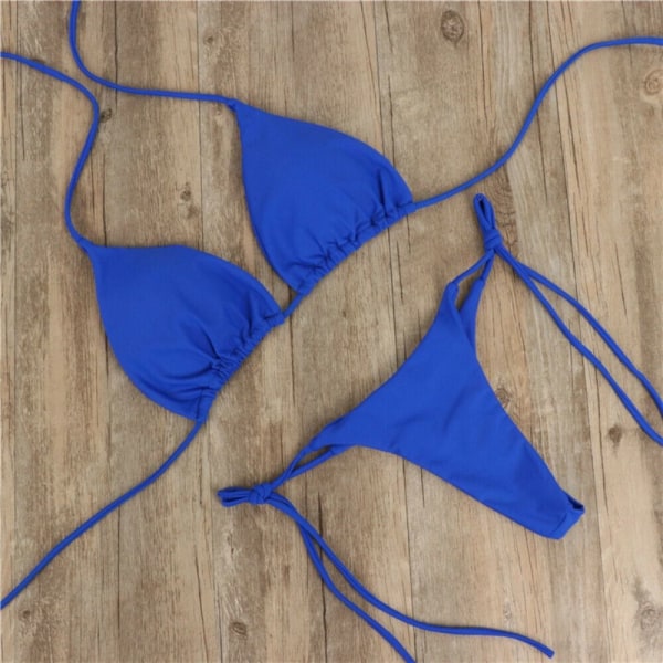 Badkläder Bikini Set BLÅ Blue