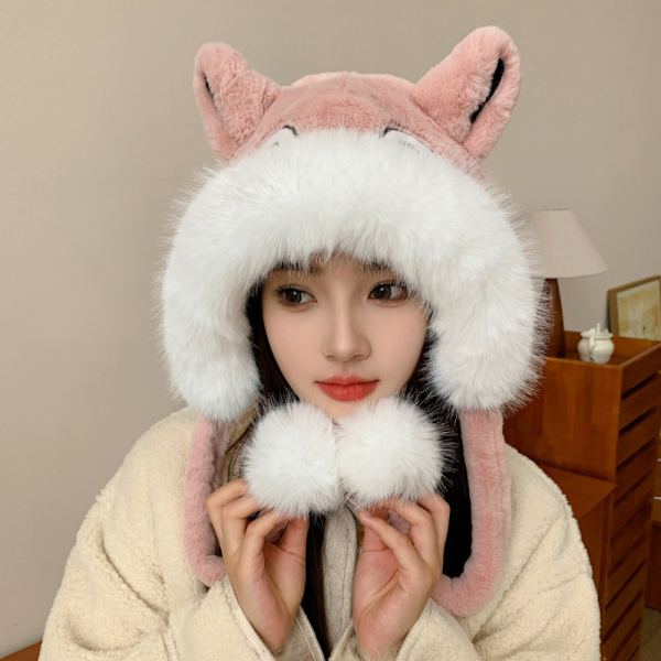 Pehmohattu Fur Beanie Hat BEIGE Beige