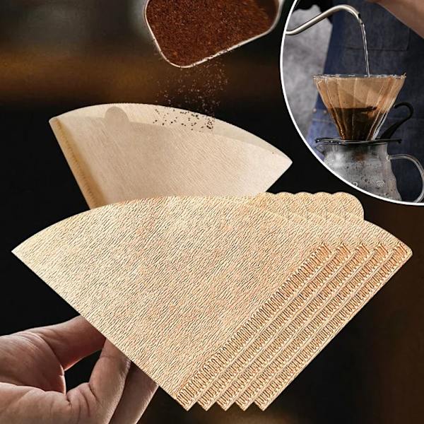 40 stk Kaffefilterpapir Håndbrygget kaffe V01 V01 V01