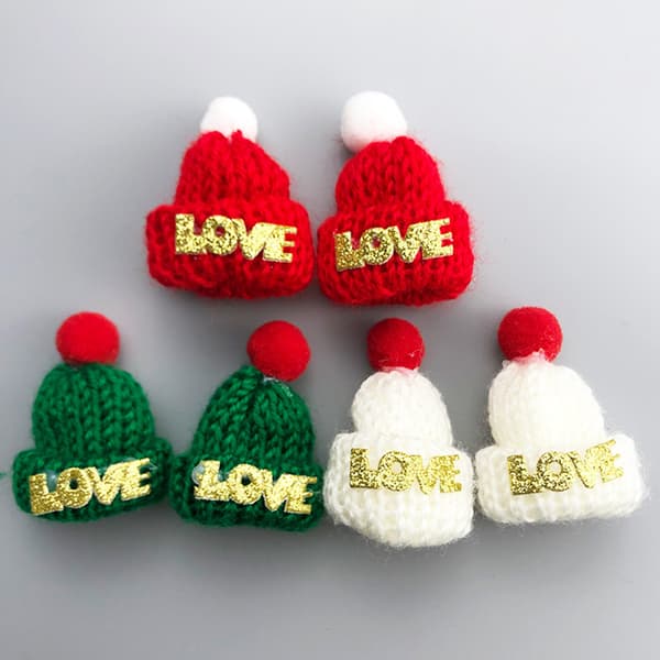 Julhattar Vinflaskhatt RÖD 10 ST 10 ST Red 10pcs-10pcs