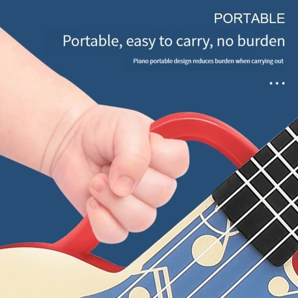 Leksaksgitarr Ukulele för Barn BLÅ blue