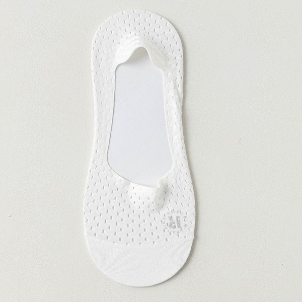 1 par Herr Båtstrumpor Ice Silk Sock VIT white