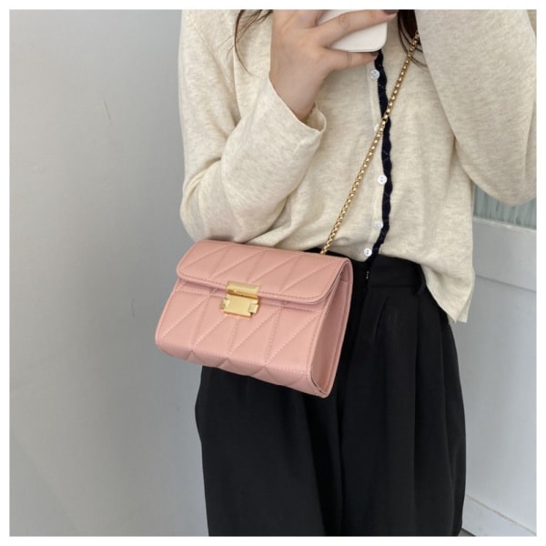 Skuldertasker Crossbody taske MØRK PINK dark pink