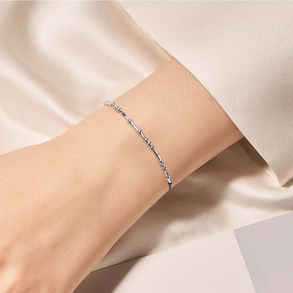 Morse Code Armbånd Perlearmbånd HELD HELD Luck