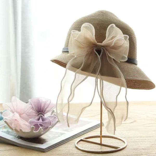 Omslagsband Pearl Fishtail Gaze LJUSROSA light pink