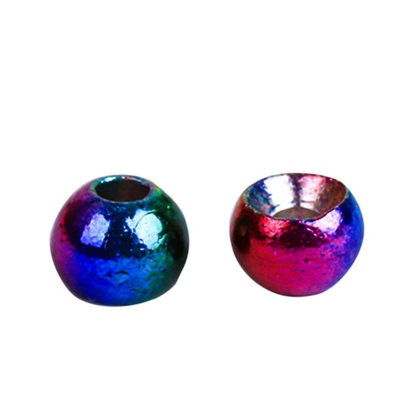 Tungsten Beads Fluebindingsmateriale 2.0MMRAINBOW RAINBOW 2.0mmRainbow