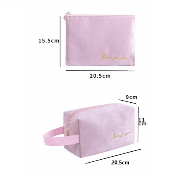 Kosmetiktaske Kosmetik Organizer SORT HÅNDHOLDT TASKE HÅNDHOLDT TASKE Black Handheld bag-Handheld bag