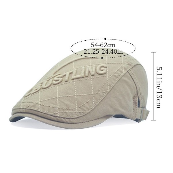 Baskerlue Cabbie Flat Cap GRÅ Grey