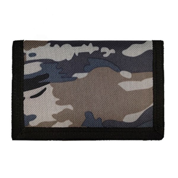 Camouflage Slim Wallet Resemyntväska BLÅ blue