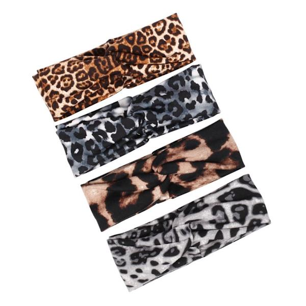 Korshårband Leopardpannband FÄRG 4 FÄRG 4 Color 4