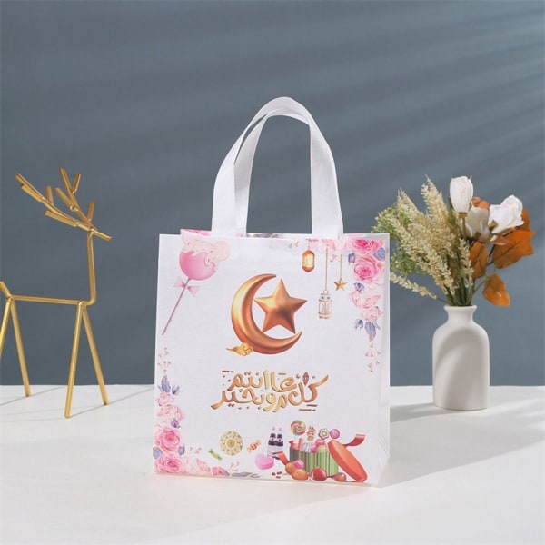 4 st Eid Mubarak presentpåse Candy Cookie Bag STIL 7 STIL 7 Style 7