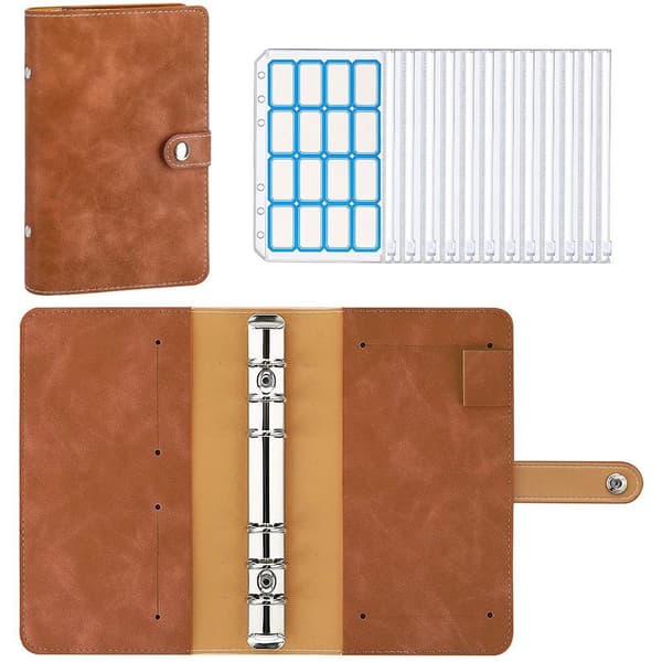 Anteckningsbok Budgetpärm BRUN Brown