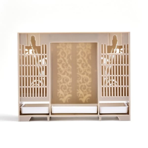Pinnburshållare Pinnfat BEIGE Beige