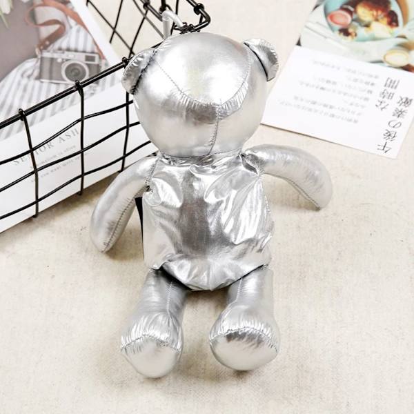 Cartoon Bear Shopping Bag Mulepose SORT black