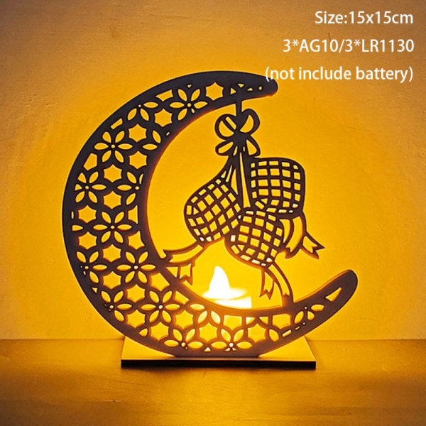 Eid Mubarak Træpynt Lys LED Lys STYLE 7 STYLE 7
