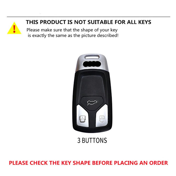 Remote Key Case Shell Cover RØD red