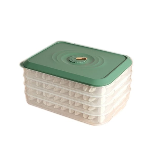 Oppbevaringsboks Dumpling Box GRØNN 4 LAG 4 LAG Green 4 Layers-4 Layers