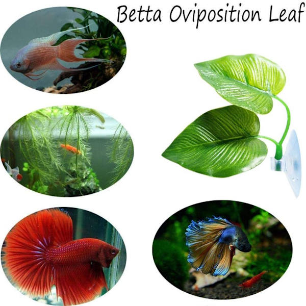 2stk kunstige vannplanter akvarieplanter fiskebladplanter