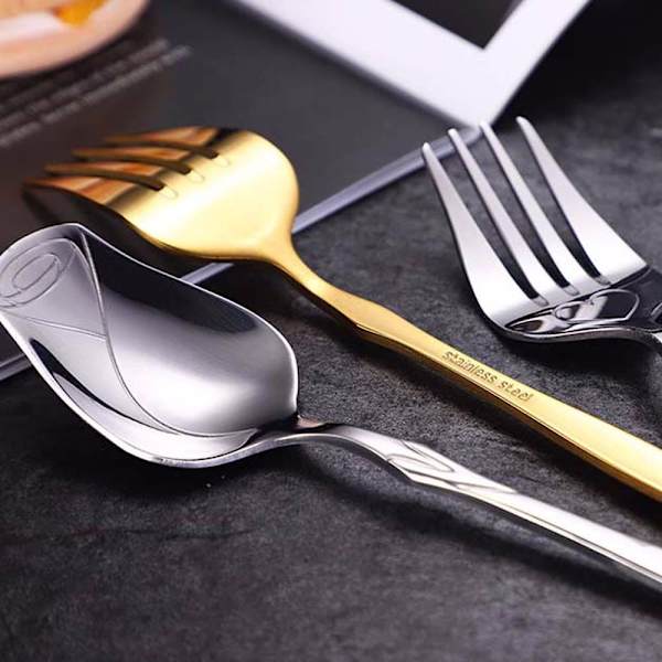 Kaffesked Fruktgaffel MULTICOLOR SKEDSKEDE Multicolor Spoon-Spoon