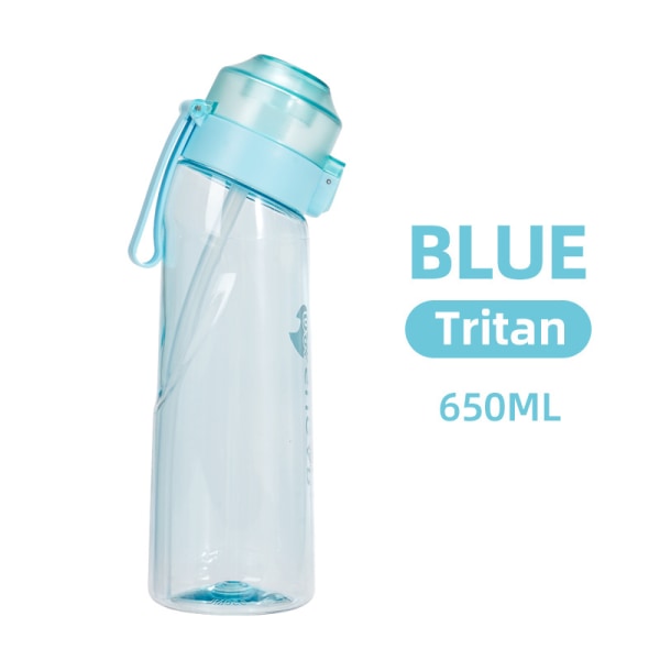 Tritan vandflaske Air Water Up Bottle Frosted 650 ml Air Startup Set Vandkop til campingsport 4