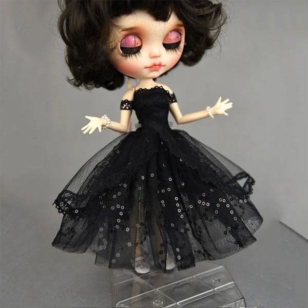 Black Princess Dress Doll Dress 1 1 1