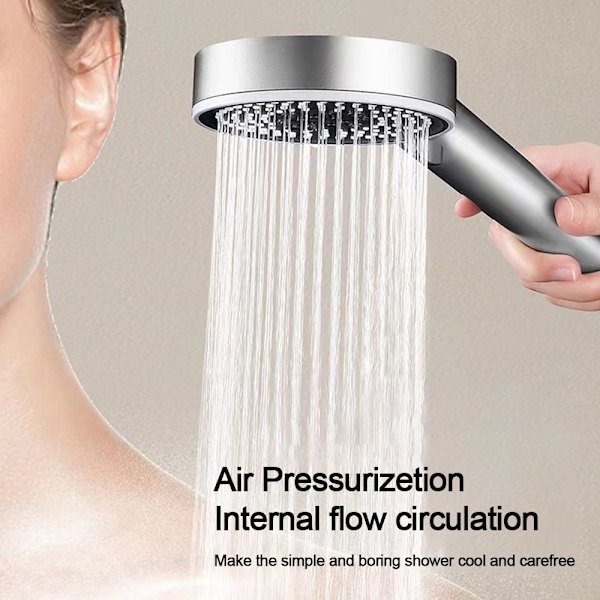 Duschhuvud Vattenbesparande sprinkler VIT white