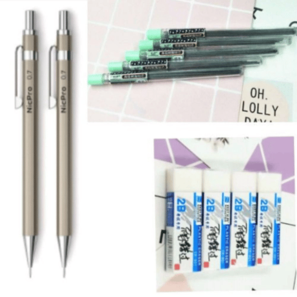 8 st Mekaniska Pennor Set Ritsstift