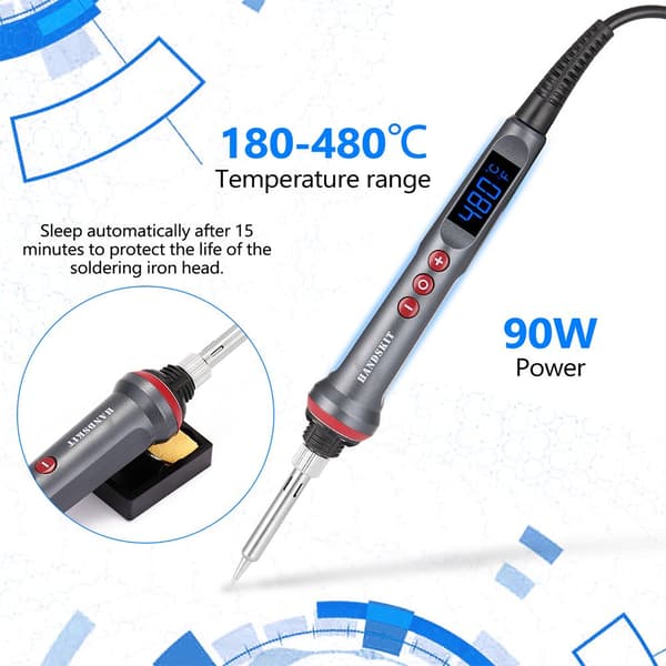 Elektrisk loddebolt loddetilbehør EU-PLUGG EU Plug