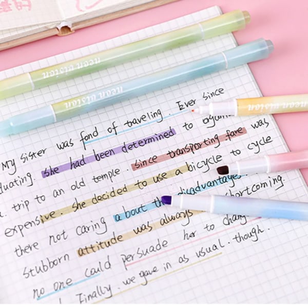 4 kpl / set Highlighter Pen Color Marker Marker Pen 01 01 01