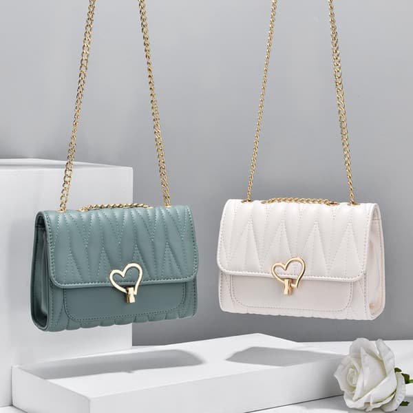 Messenger Bag Klaffveske HVIT white