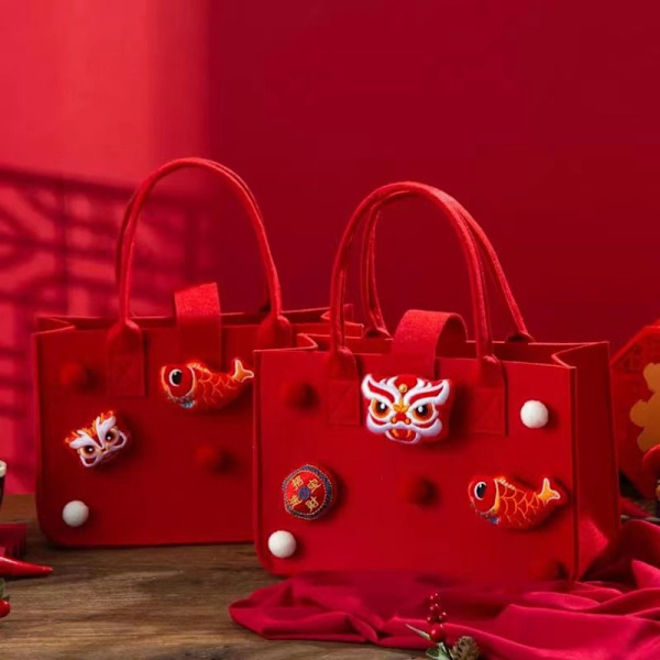 Håndveske Tote Bag RØD 1 1 red 1-1