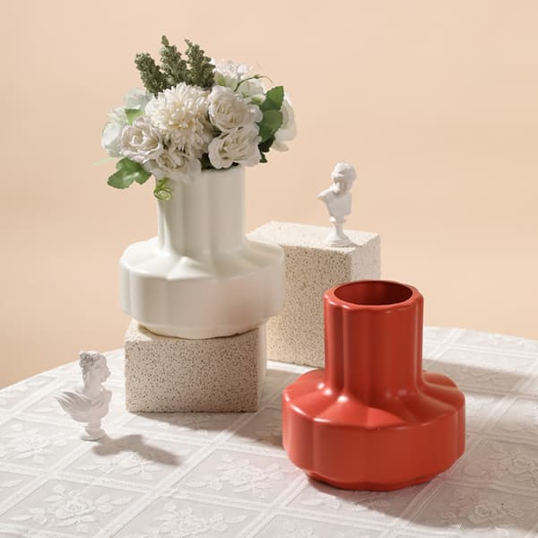 Blomstervase Blomsterpotte HVID White