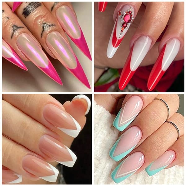 Dubbla Nagelformar Nagelgjutformar Gel Nagelformar