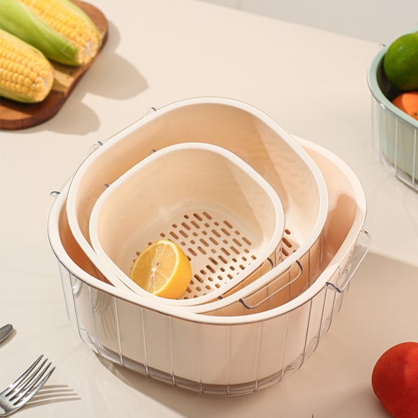 Tömkorg Grönsakstvättställ VIT 2,5L 2,5L white 2.5L-2.5L