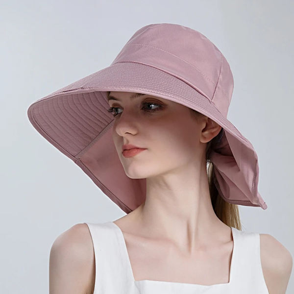 Beach Visor Ponytail Cap Kesäinen aurinkohattu naisille KHAKI khaki