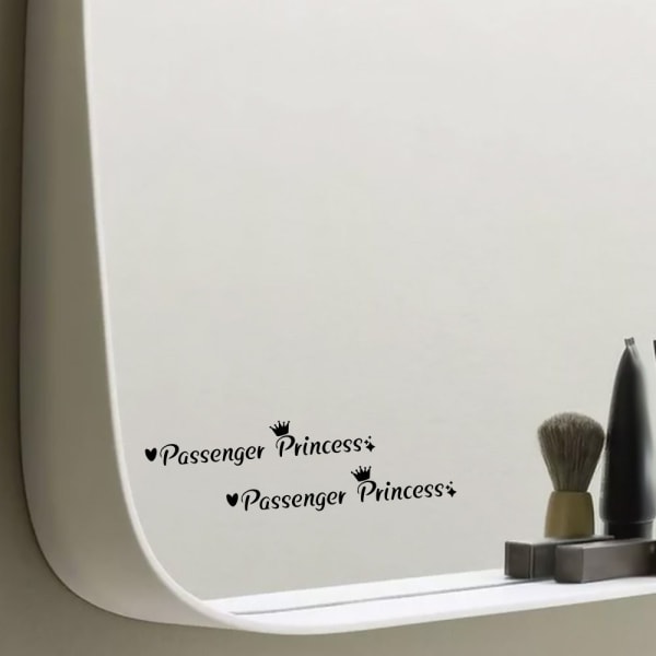 3kpl/ set Rearview Mirror Decal Autopeilitarrat HELLO hello beautiful